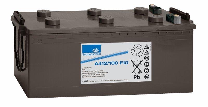 Exide Sonnenschein A412/100 F10 12V 100Ah dryfit Blei-Gel-Akku VRLA