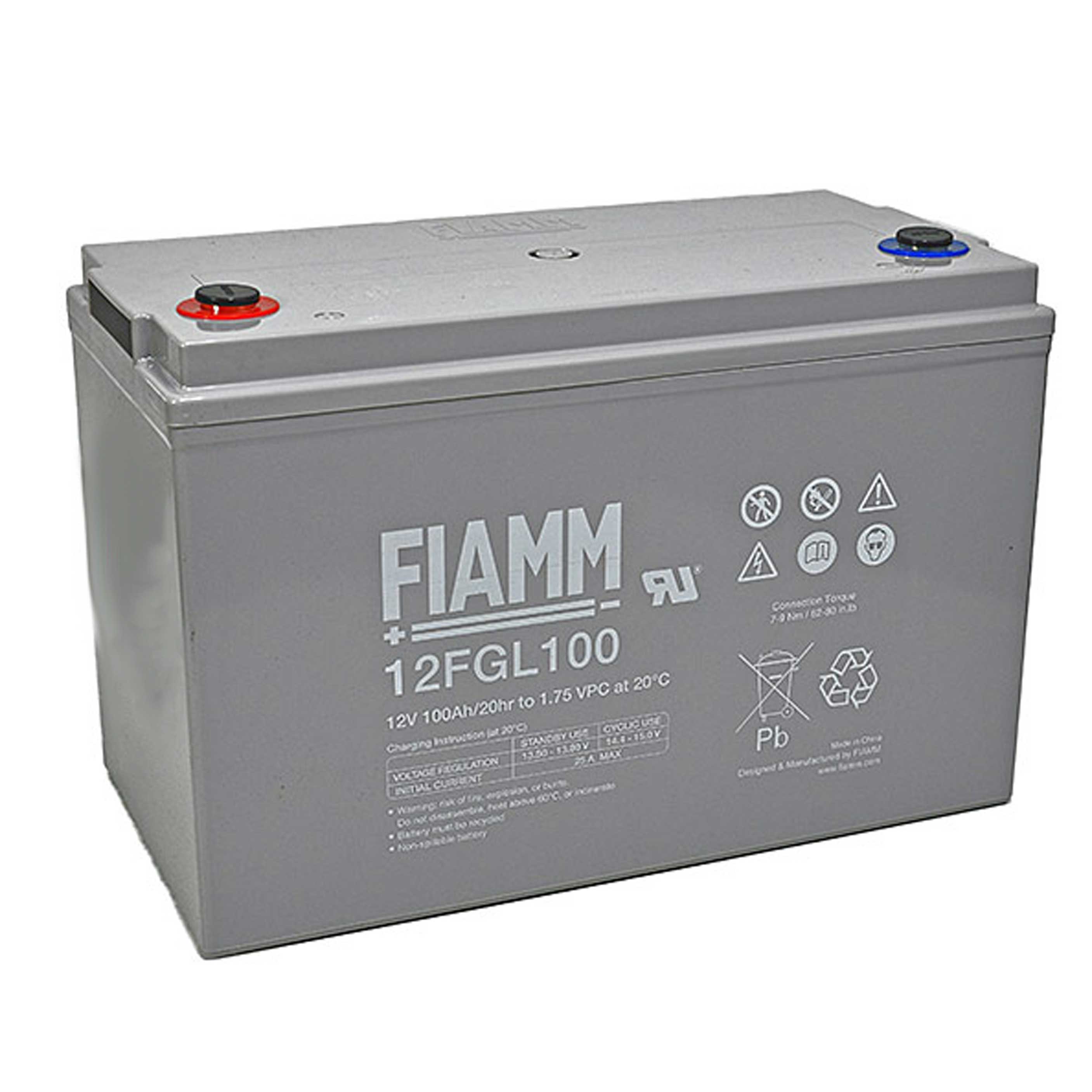 Fiamm 12FGL100 12V 100Ah Blei-Akku / AGM Batterie