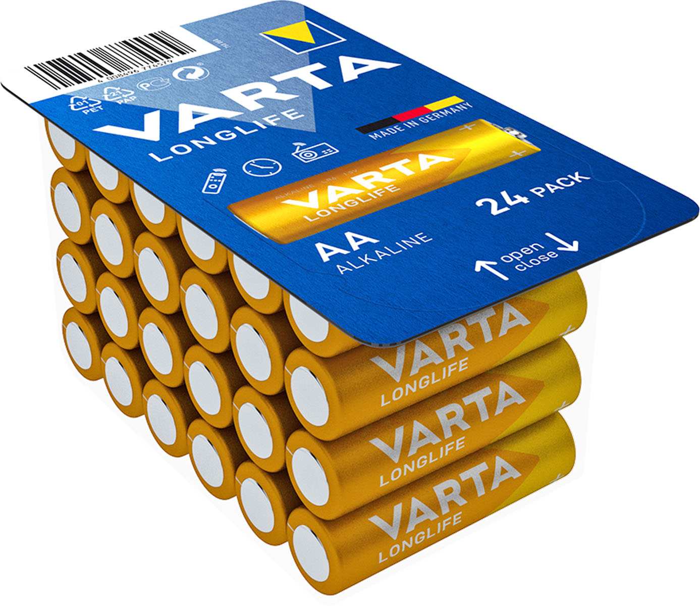 Varta Mignon AA Longlife Batterie 4906 LR6 Big Box (24er)