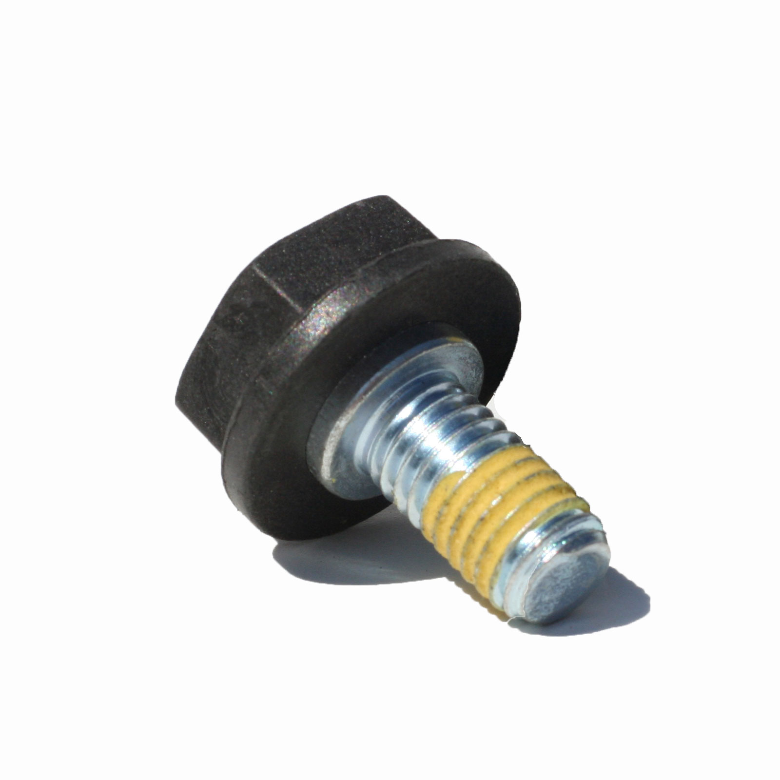 Polschraube M10 x 18mm, mit Gewindesicherung und Messpunkt (1 