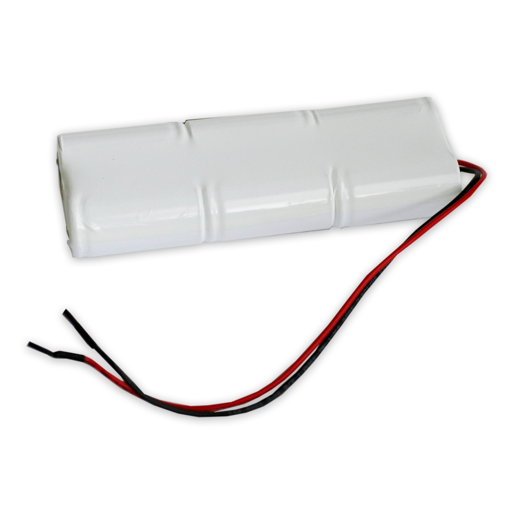 Akku Pack 7,2V 1800mAh für Notbeleuchtung Stab NiCd L3x2 6xC Kabel