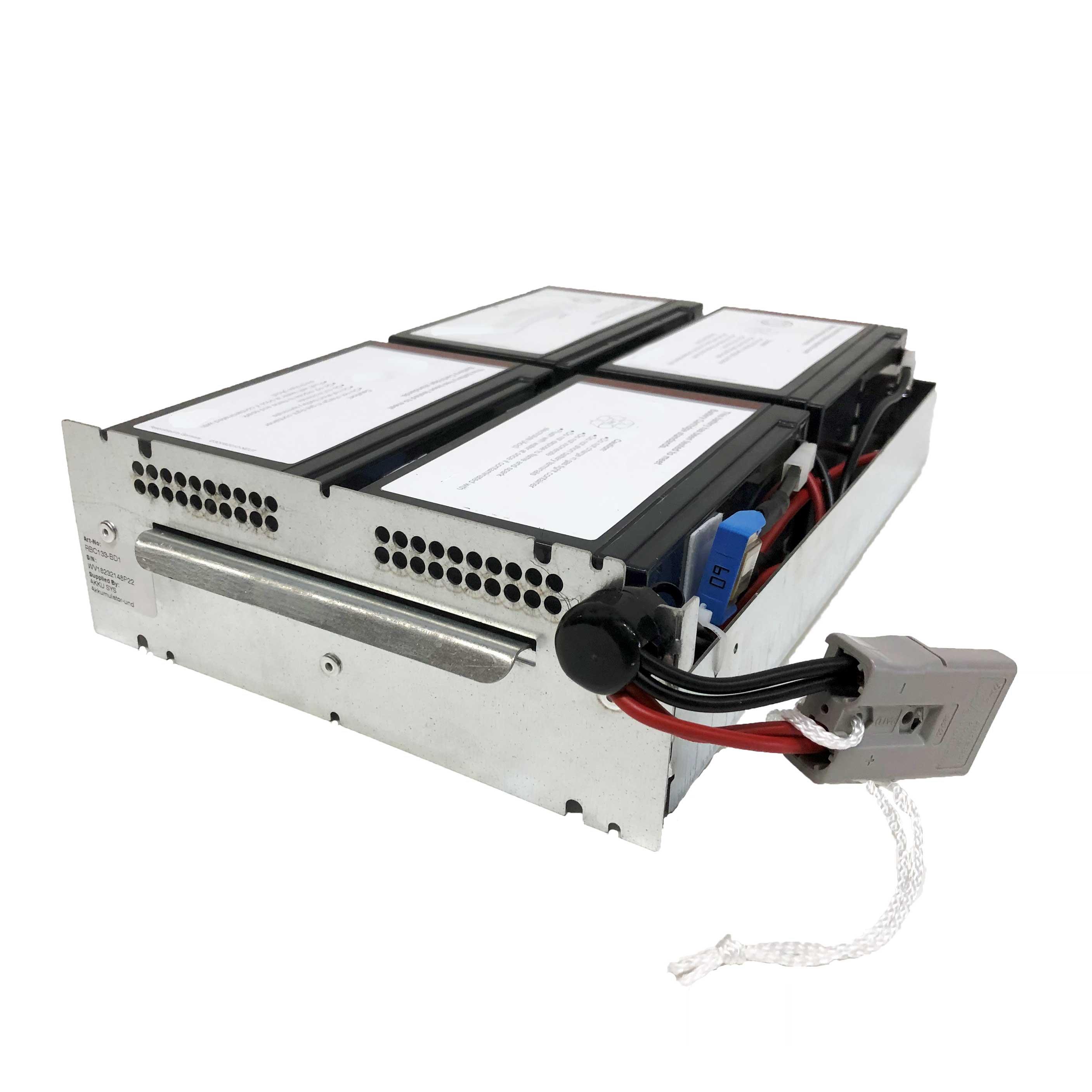 Batteriemodul passend für RBC132 für APC Smart-UPS 1000/ C 1500 inkl. Metallwanne