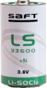 Saft LS 33600 ER-D Industriezelle Lithium-Thionylchlorid Batterie   