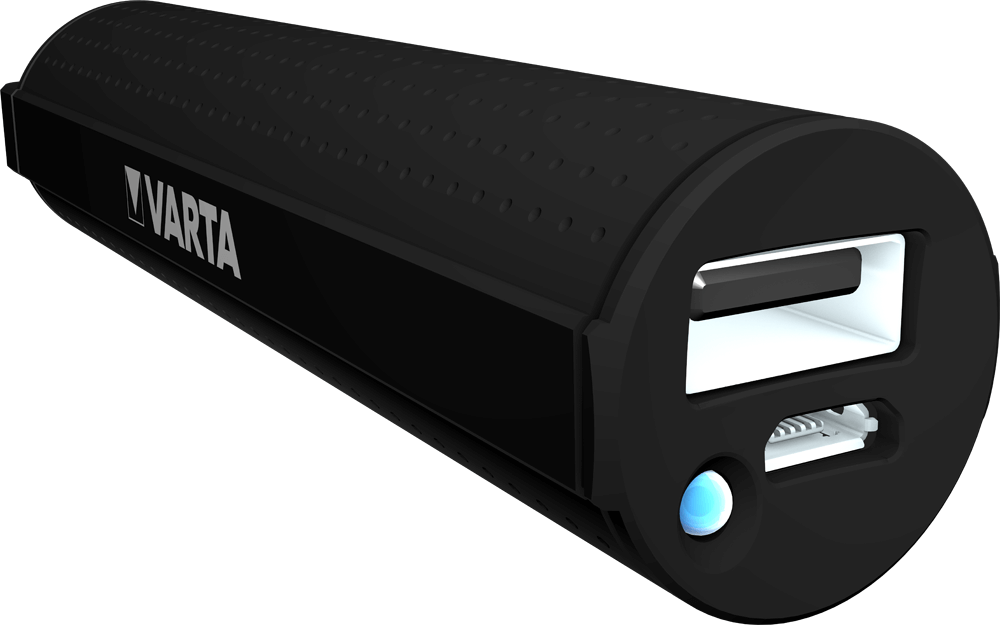 Varta Powerpack Powerbank für Smartphones 2600 mAh schwarz Zusatzakku   