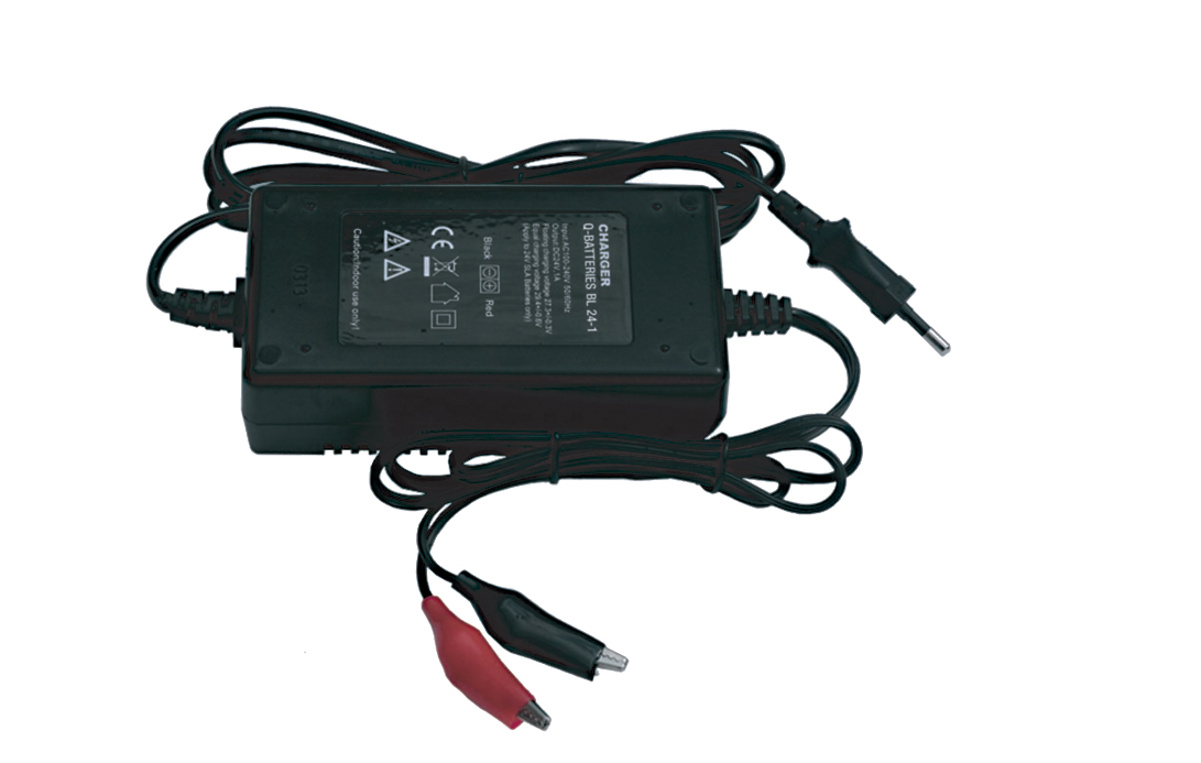 Q-Batteries BL 24-1 Ladegerät für Bleiakkus 24V - 1A Ladestrom IU0U Ladekennlinie