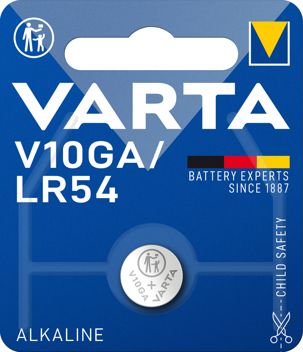 Varta Knopfzelle V10GA LR54 1,5V (1er Blister)