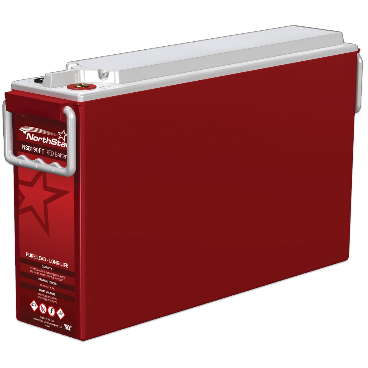 Northstar Red NSB 190FT – Long Life 12V 187Ah (10h) AGM Batterie