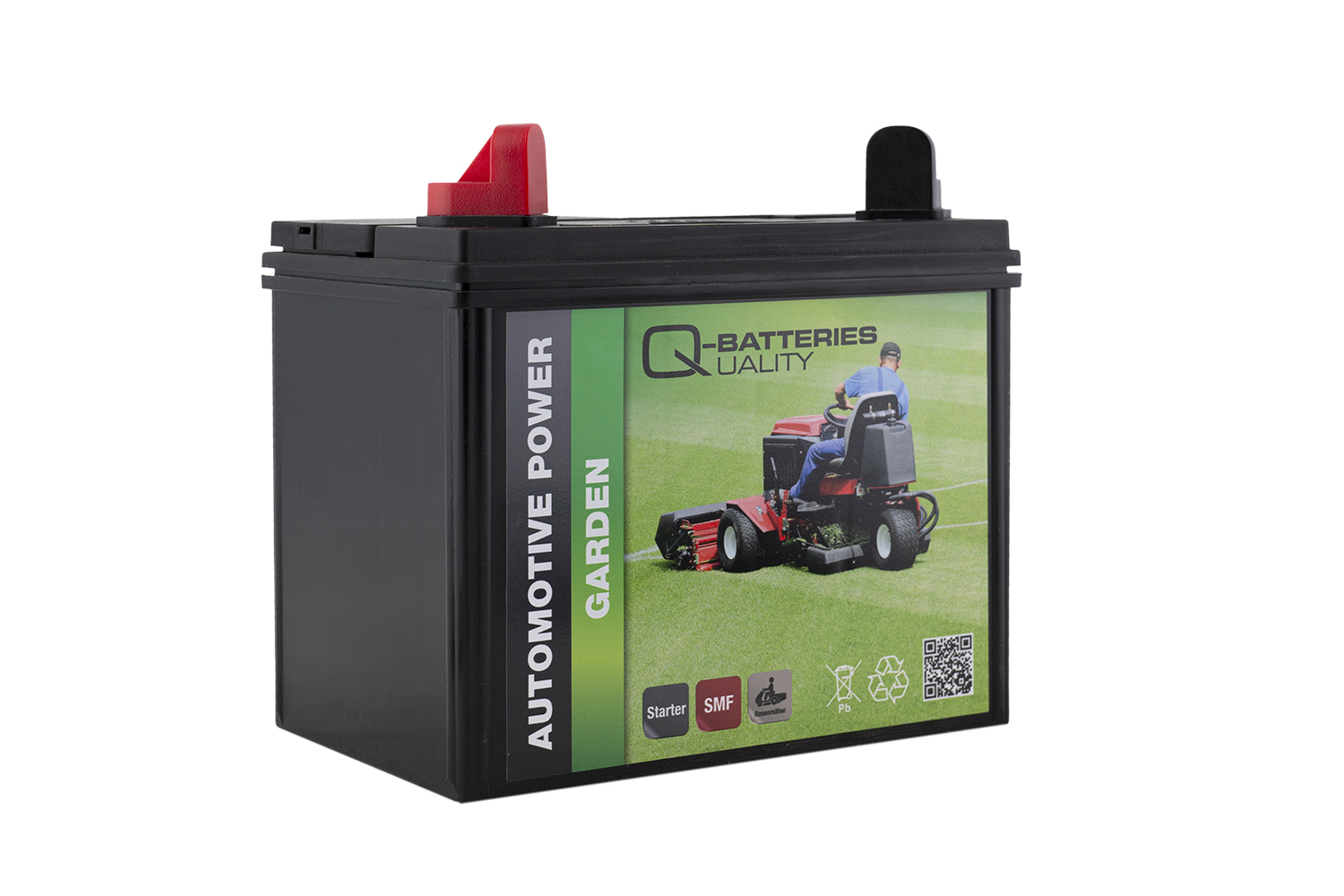 Q-Batteries U1-240  Rasenmäherbatterie für Aufsitzmäher12V 30Ah 240A