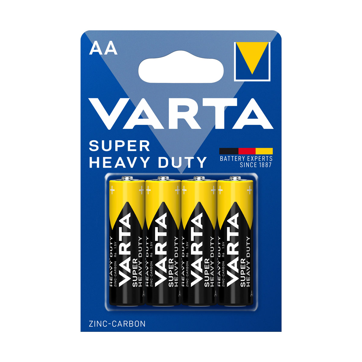 Varta AA 1200mAh Super Heavy Duty ZnC (4er Blister)