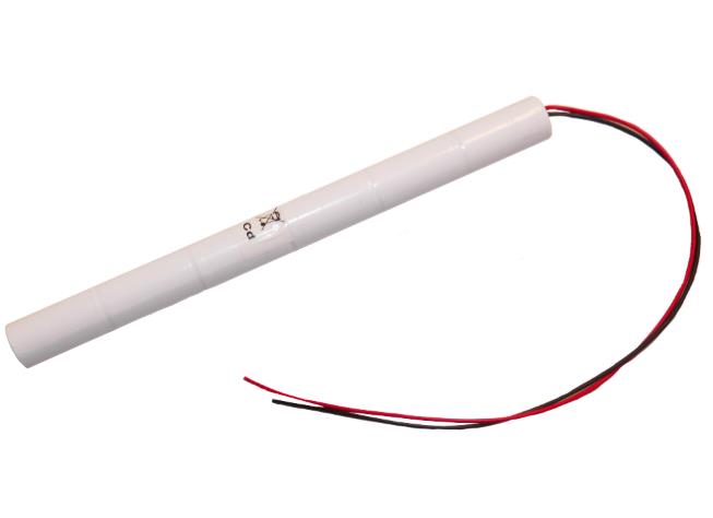 Akku Pack 7,2V 1500mAh für Notbeleuchtung Stab NiCd L6x1 6xSub-C Hochtemperaturzellen Kabel