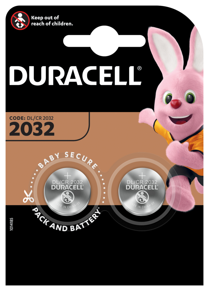 Duracell Lithium CR2032 Knopfzelle (2er Blister)  