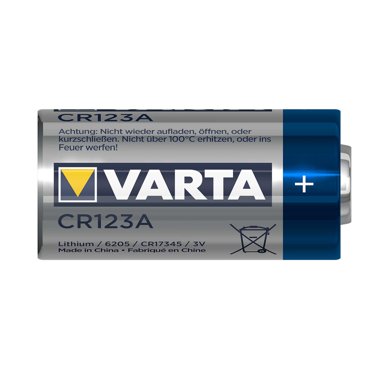 Varta Electronics Lithium CR123A 3V Fotobatterie (1er Blister)  