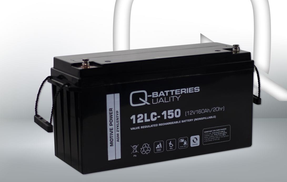 Q-Batteries 12LC-150 12V 160Ah Versorgungsbatterie AGM Akku
