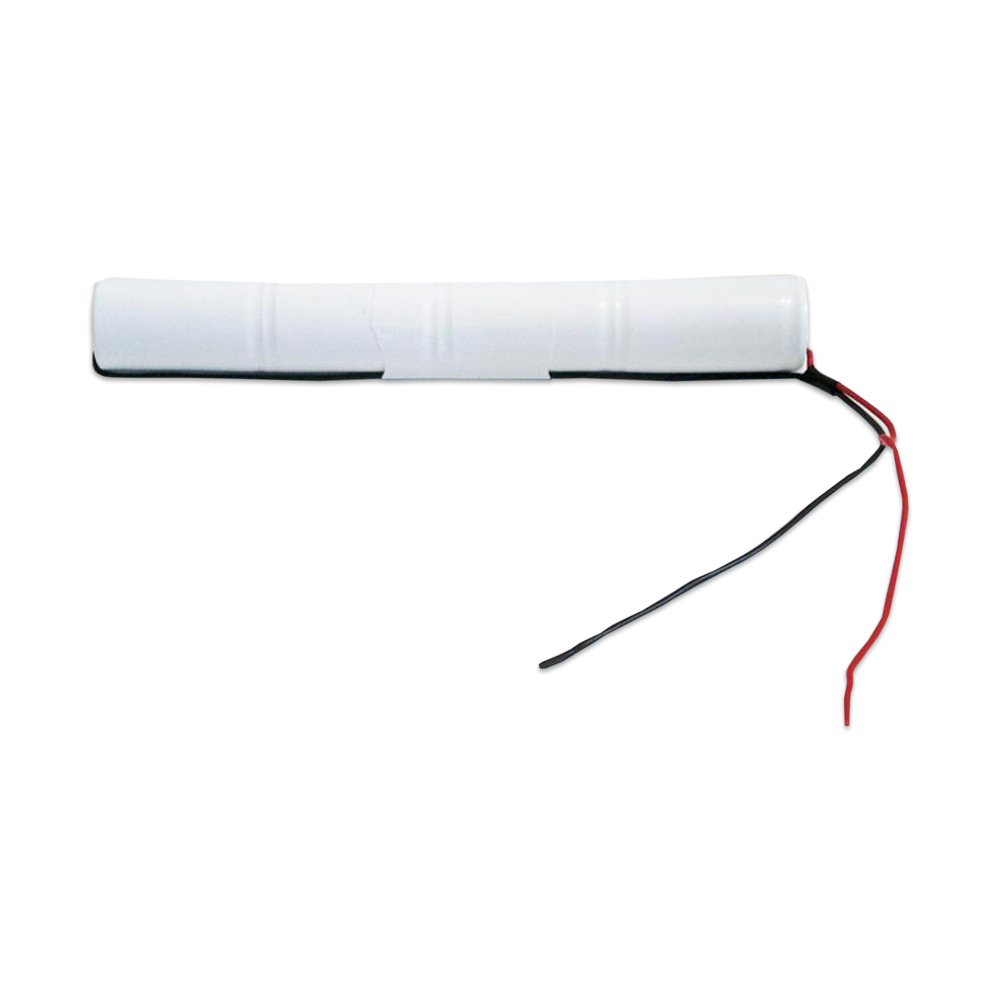 Akku Pack 4,8V 4000mAh für Notbeleuchtung Stab NiCd L4x1 4xD-Hochtemperaturzellen Kabel