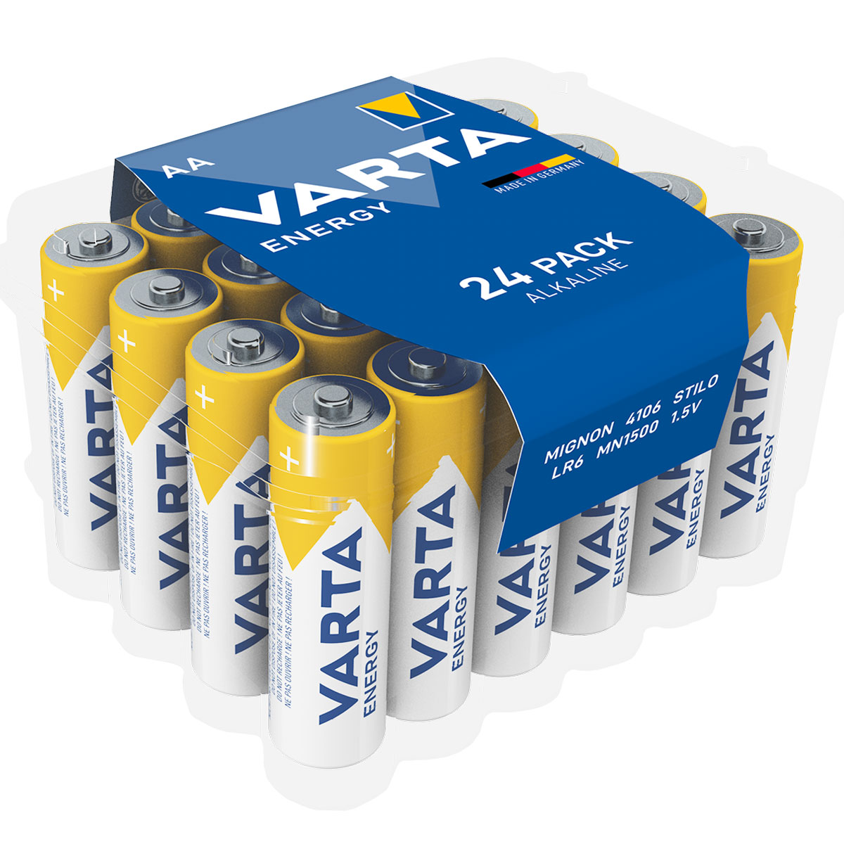 Varta Energy AA Batterie LR6 (24er Box)