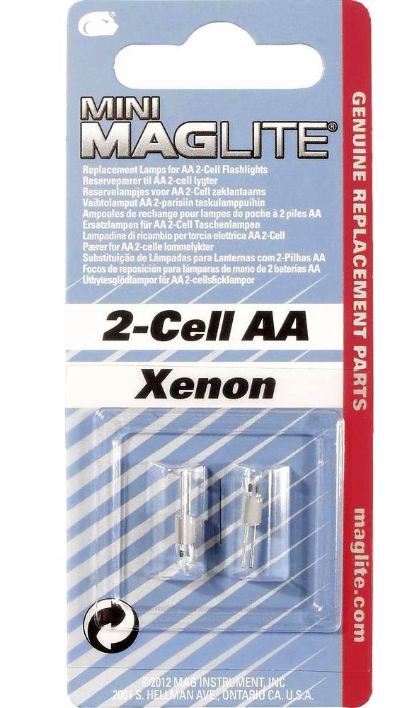 MagLite LM2A001 Ersatzlampe für Mini MagLite AA (2er Blister)