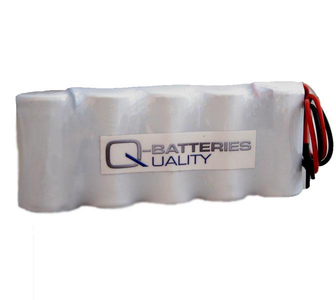 Akku Pack 6V 1800mAh für Notbeleuchtung Reihe NiCd F5x1 5xSub-C Hochtemperaturzellen Kabel