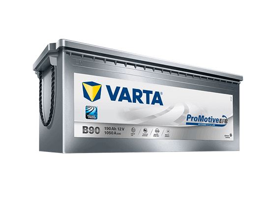VARTA B90 ProMotive EFB 190Ah 1050A LKW Batterie 690 500 105