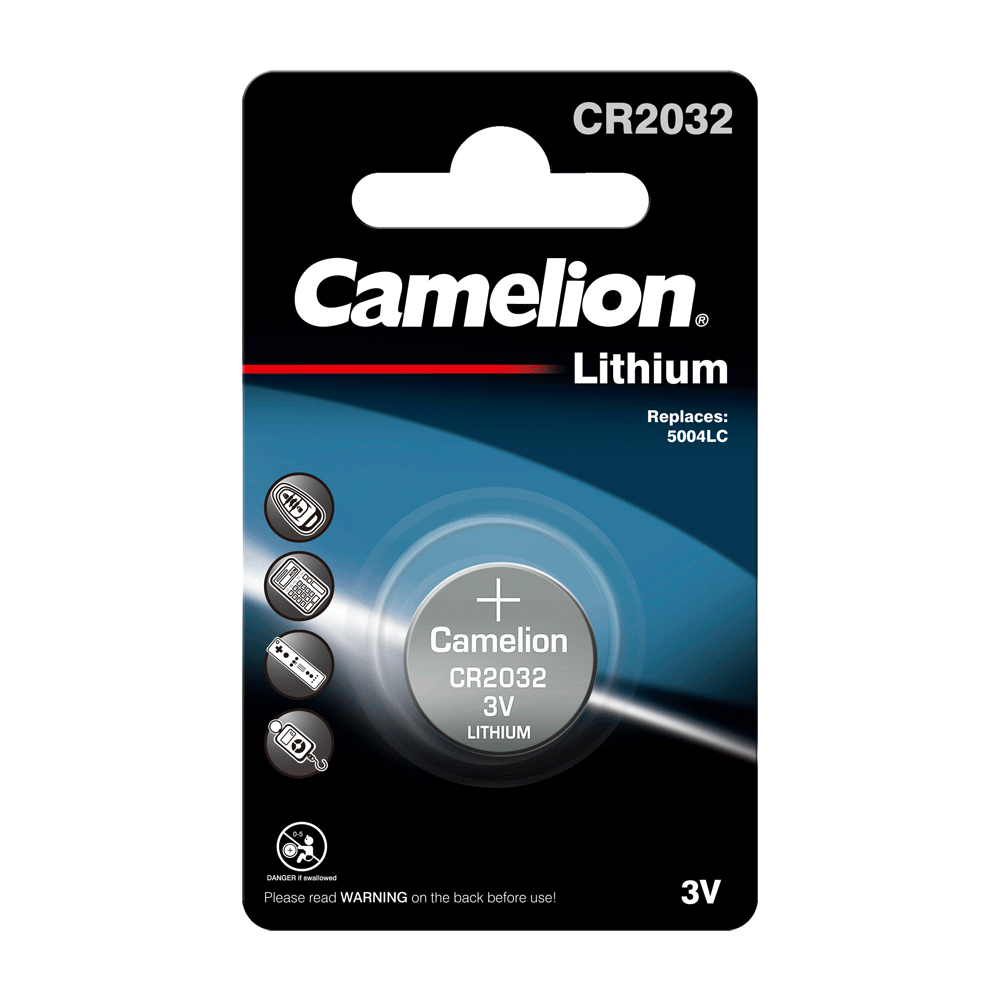 Camelion CR2032 Lithium Knopfzelle (1er Blister)  