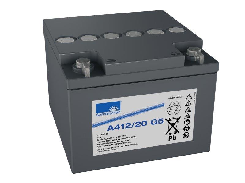 Exide Sonnenschein A412/20 G5 12V 20Ah dryfit Blei-Gel-Akku VRLA