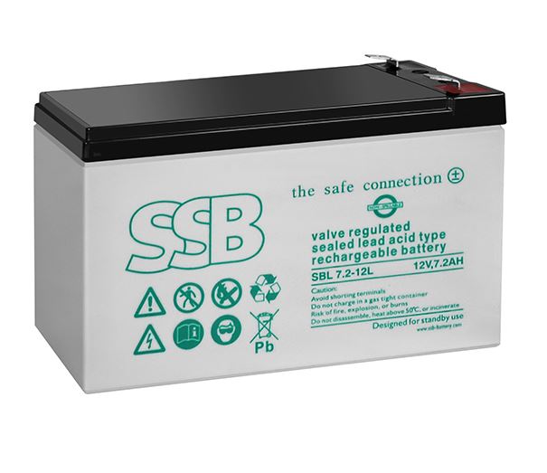 SSB SBL 7.2-12L AGM Batterie 12V 7,2Ah (C10)