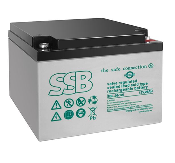 SSB SBL 26-12i AGM Batterie 12V 26Ah (C10)