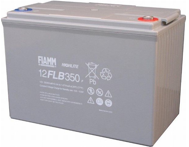 Fiamm HighLite 12FLB350P 12V 95Ah AGM Blei-Vlies 10-12 Jahres-Batterie