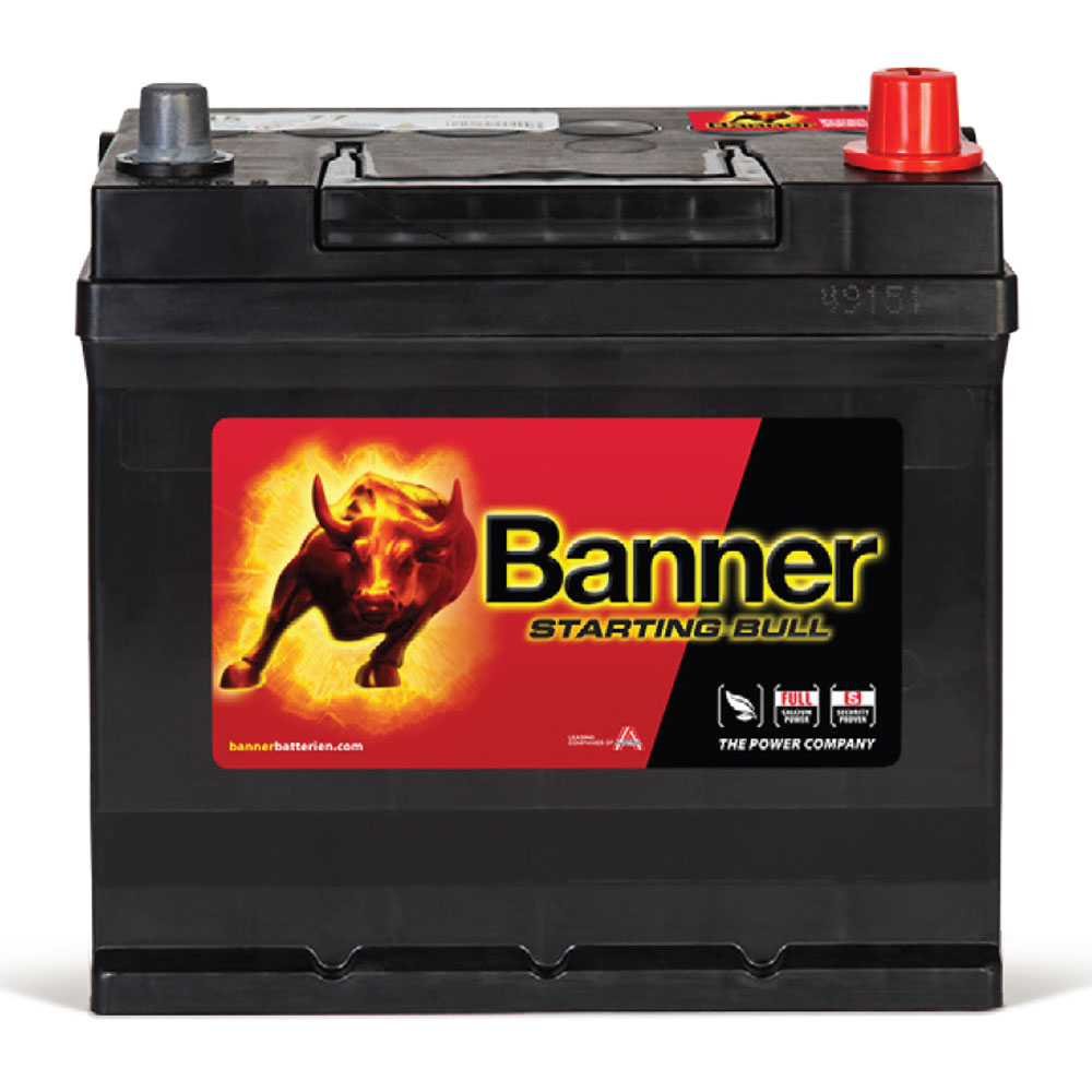 Banner P4524 Power Bull 12V 45Ah 390A Autobatterie