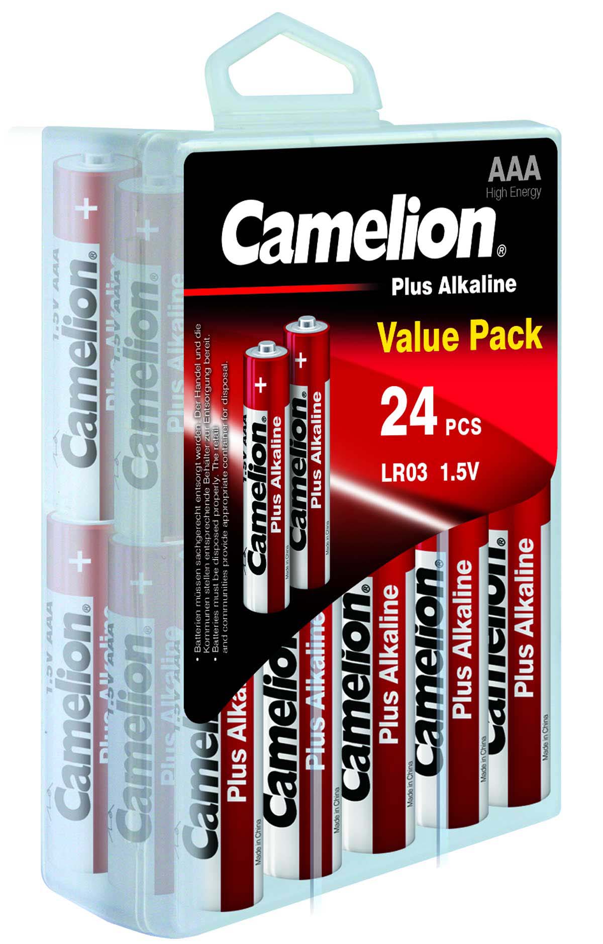 Camelion PLUS LR03 Micro AAA Alkaline Batterie (24er Blisterbox)