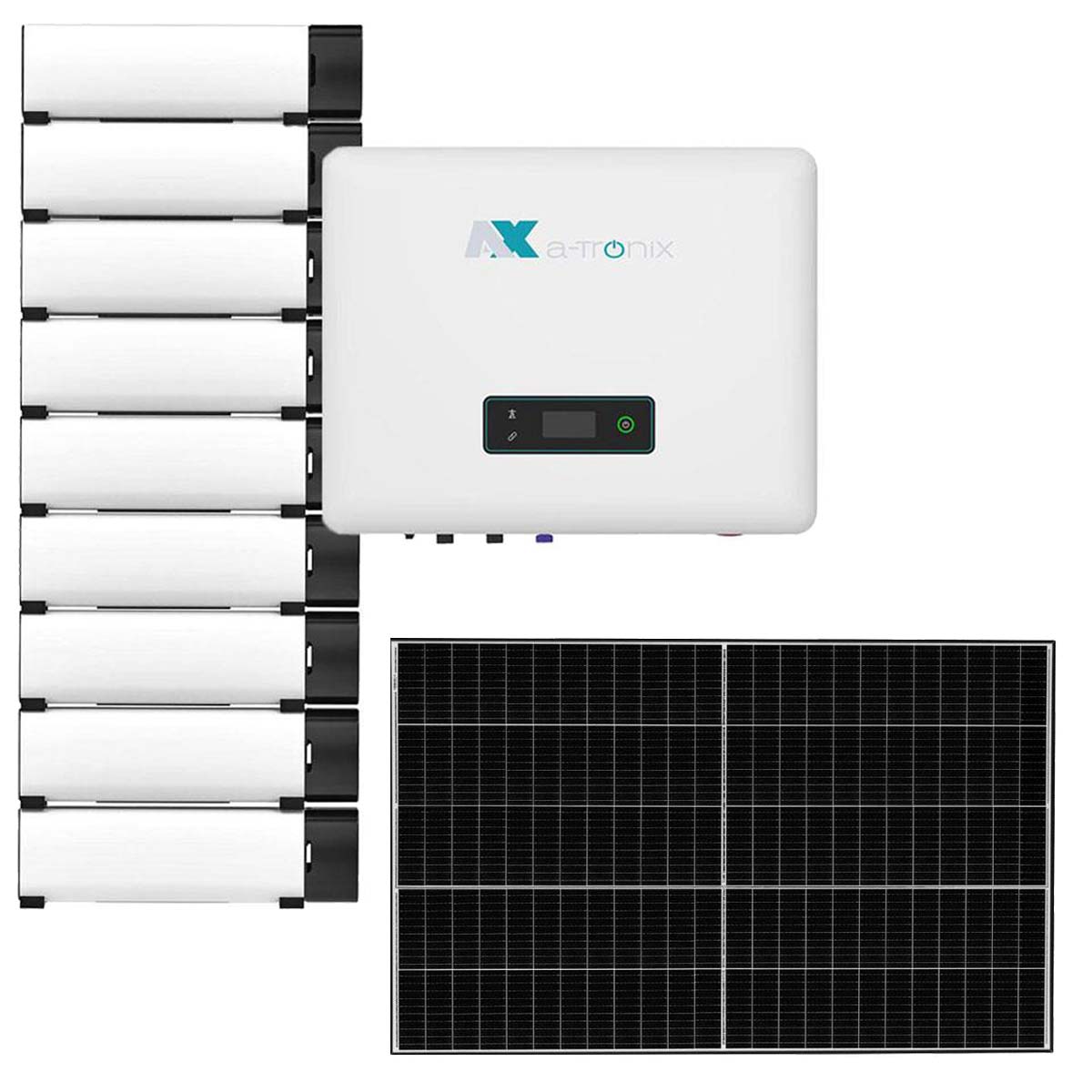 a-TroniX AX2 20kWp PV Komplettanlage mit Solarmodulen und 18,4kWh Speicher