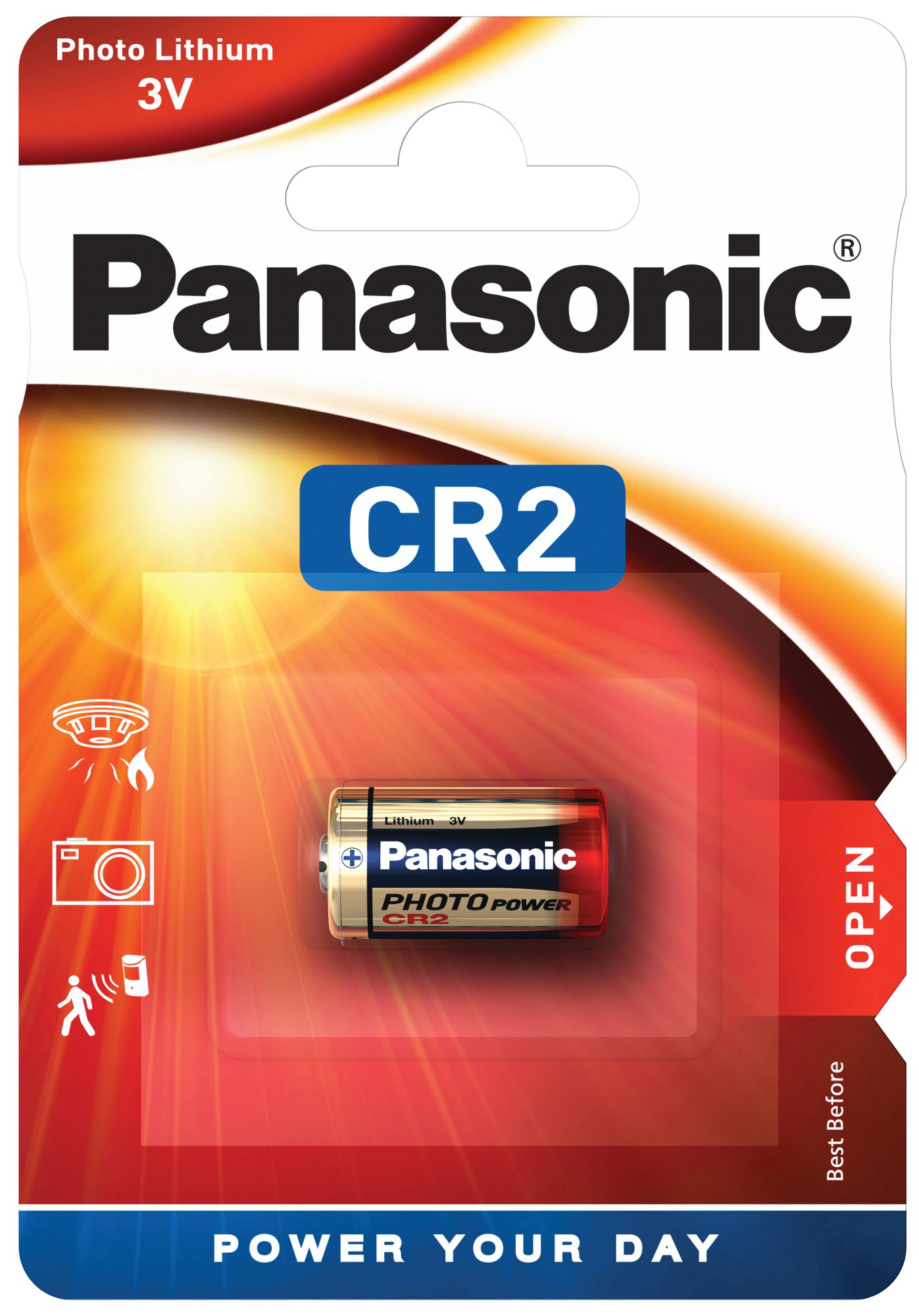 Panasonic CR2 3V Photo Power Lithium Batterie (1er Blister)  
