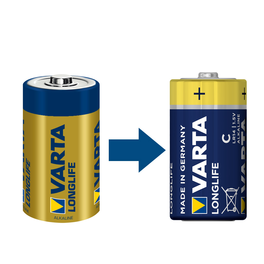 Varta Longlife Baby C Batterie 4114 LR14 (lose)