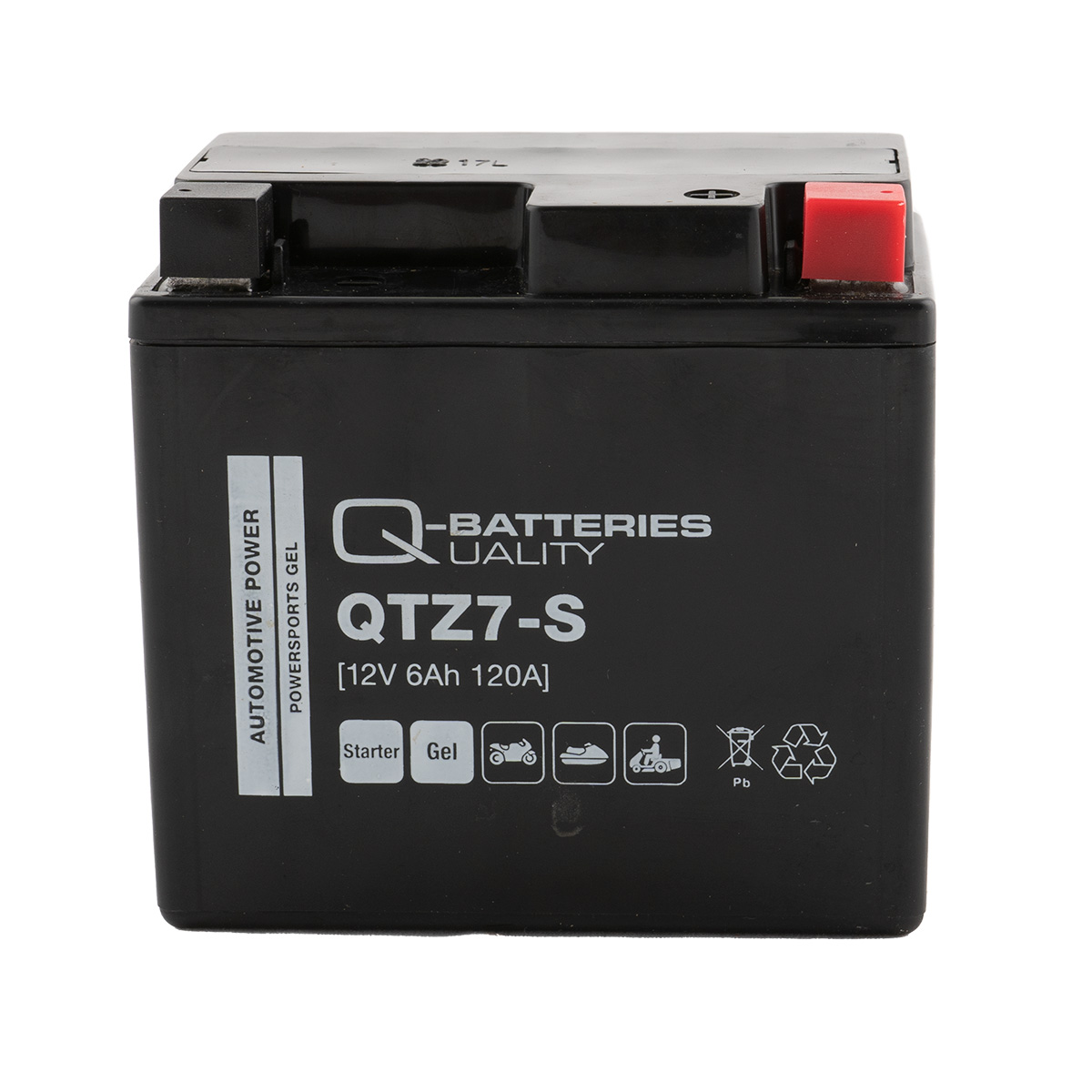 Q-Batteries QTZ7-S Gel Motorradbatterie 12V 5Ah 90A 57902