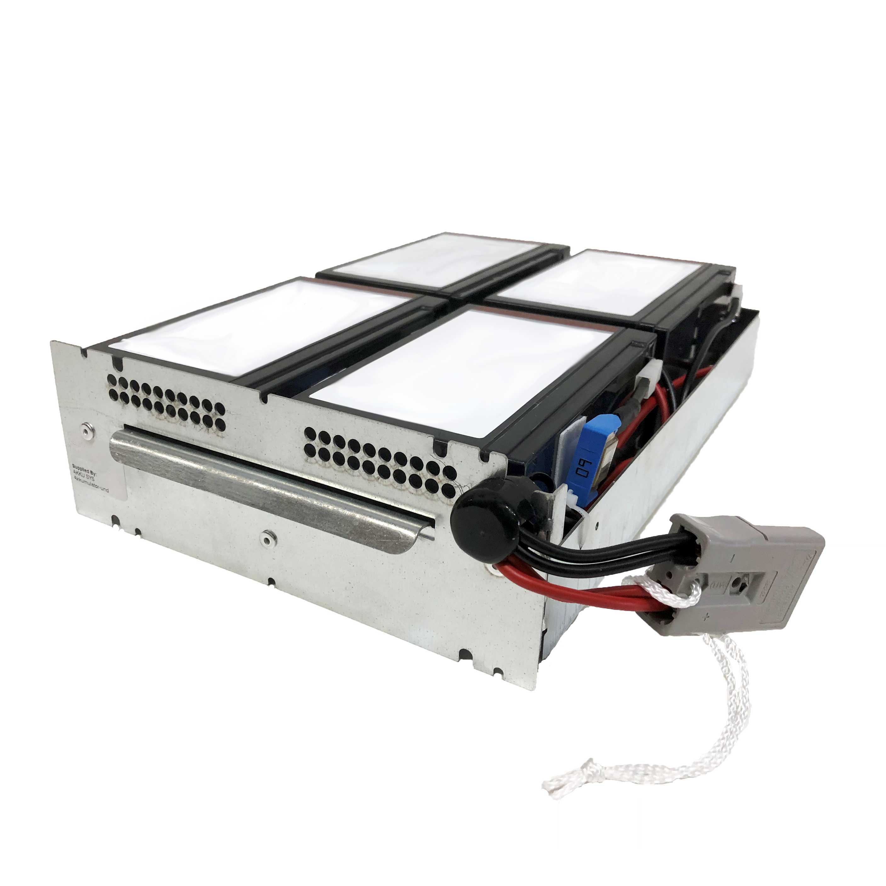 Batteriemodul passend für RBC23 für APC Smart-UPS 1000 inkl. Metallwanne
