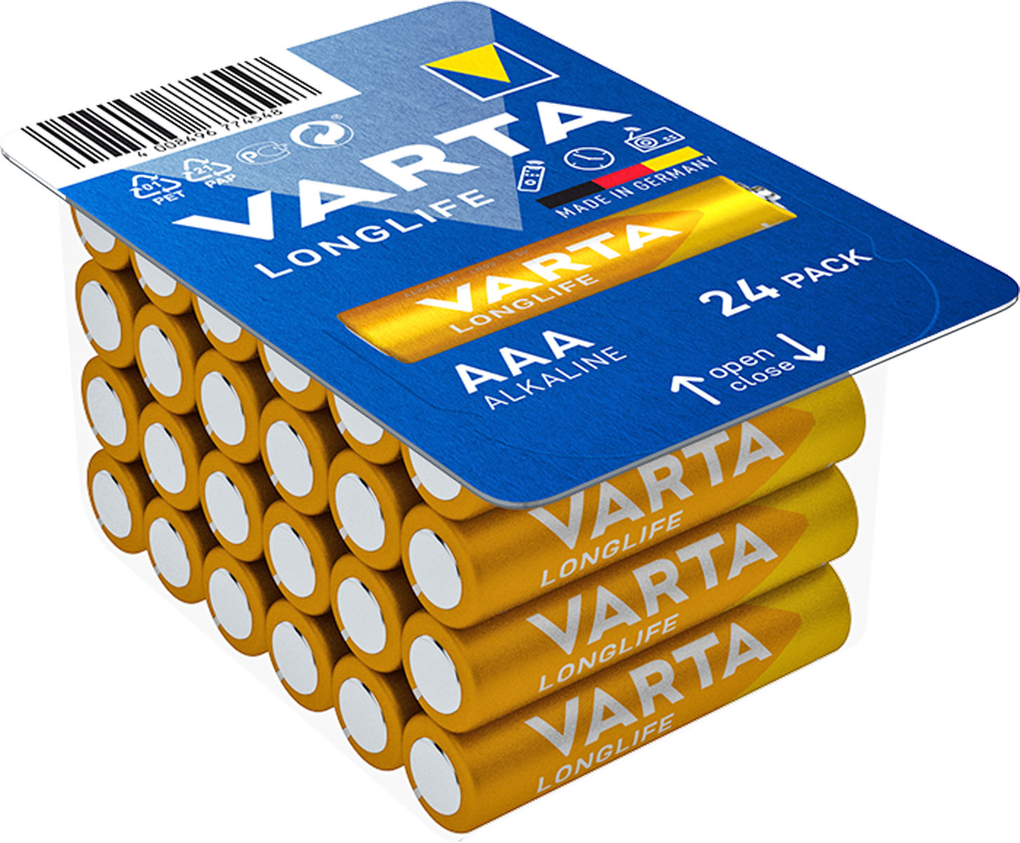 Varta Micro AAA Longlife  Batterie 4703 LR03 Big Box (24er)