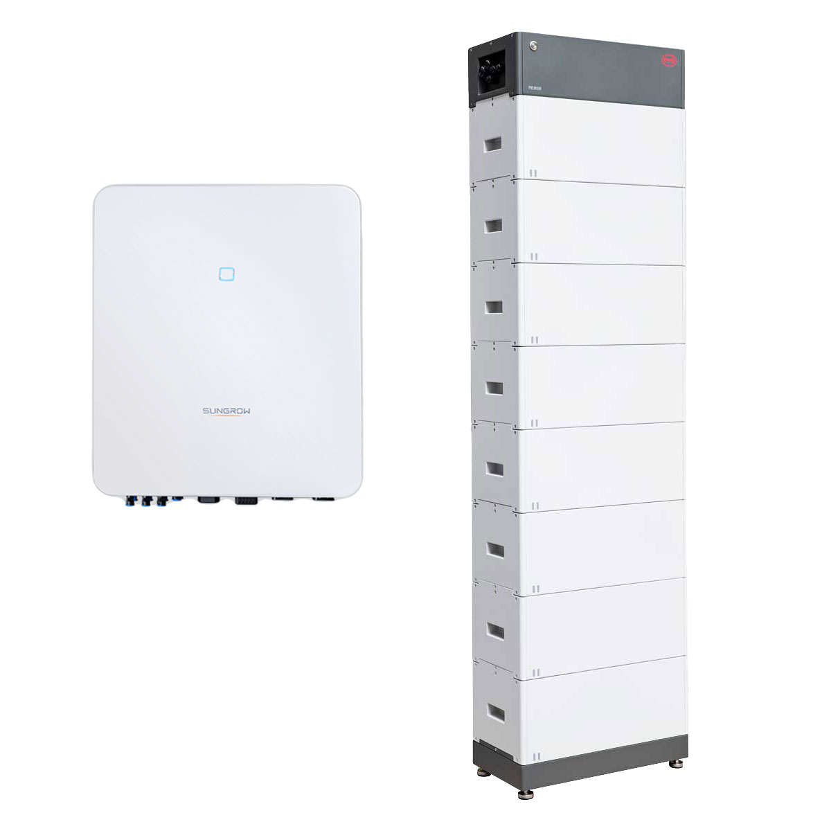 Sungrow HV SH5.0RT 5kW Hybrid Wechselrichter mit 22,08kWh Batteriespeicher-Set
