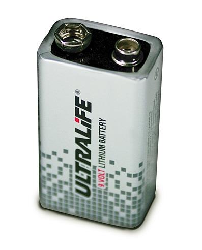 Ultralife U9VLJPX - 9V Power Cell Lithium Batterie 9V 1200mAh (Blister)  