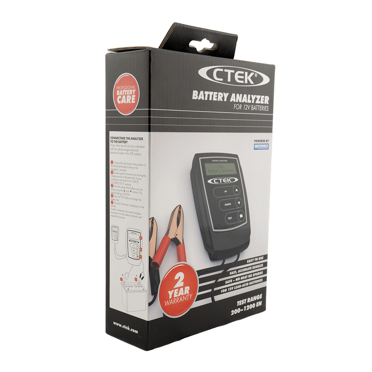 CTEK Battery Analyzer EN Batterieprüfgerät für 12V Blei-Säuren Batterien