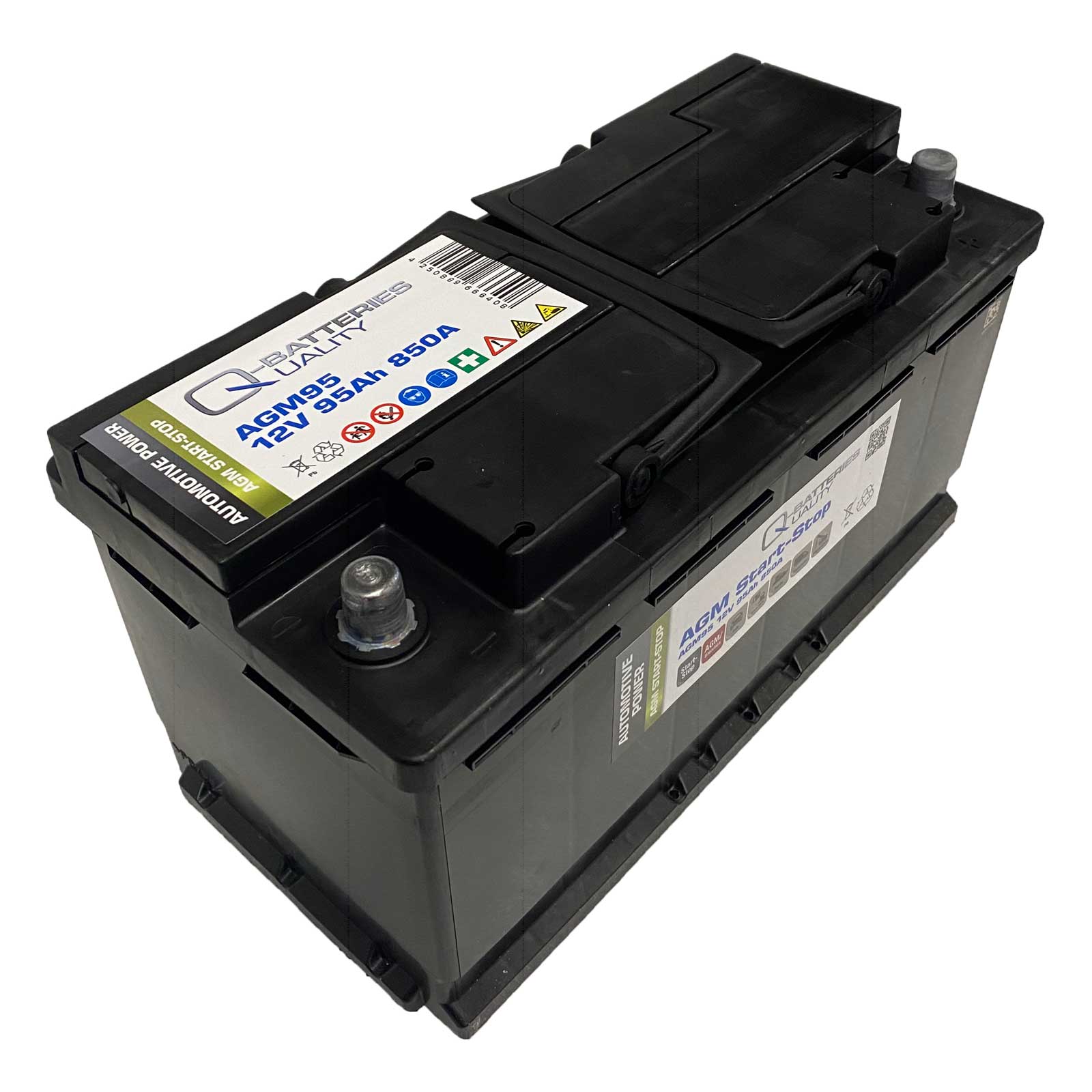Autobatterie Starterbatterie Panther +30% 12V 95Ah 850A P+95T