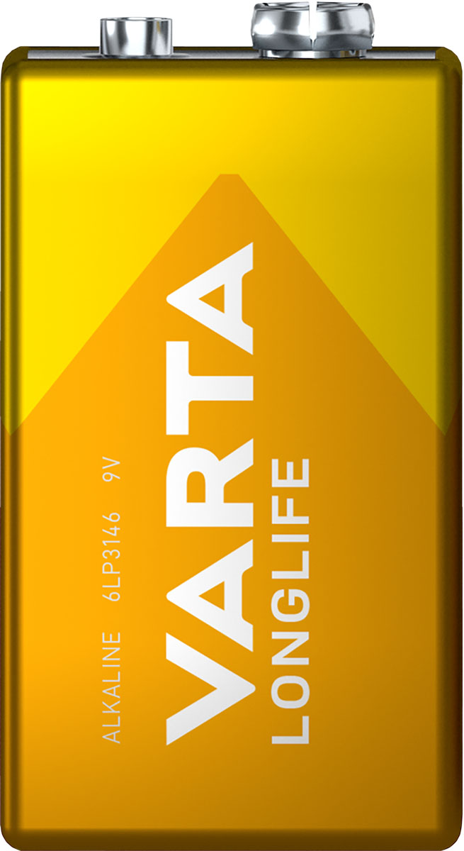 Varta Longlife 9V Block Batterie 4122 (lose)
