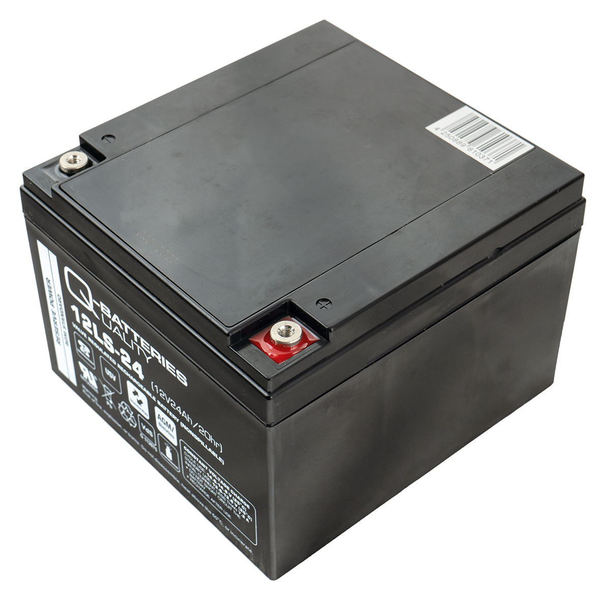 Q-Batteries 12LS-24 12V 24Ah Blei-Vlies-Akku / AGM VRLA mit VdS