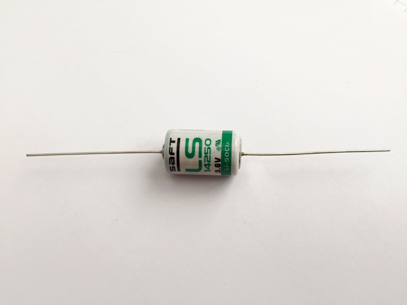 Saft LS 14250-CNA 1/2AA Lithium-Thionylchlorid Batterie 3,6V axial  
