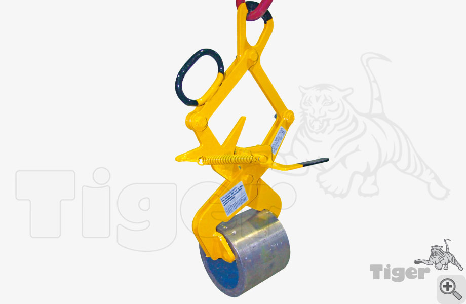 Tiger Sonder-Blockgreifer mit Sicherheits-Federvorspann mit Formschluß-Nocken