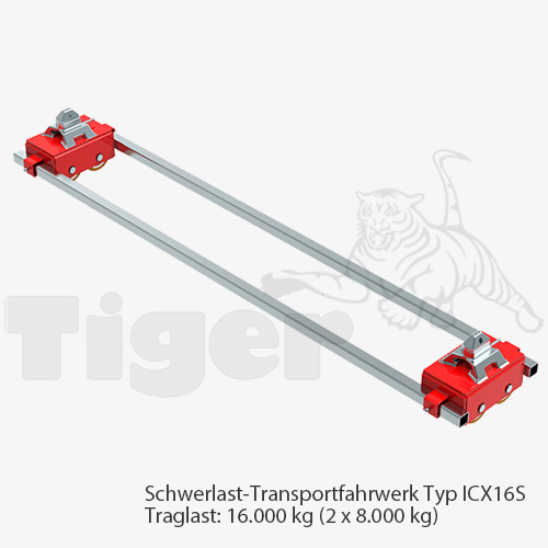 tigerhebezeuge-schwerlast-transportfahrwerk-ICX16S Typ ICX16S