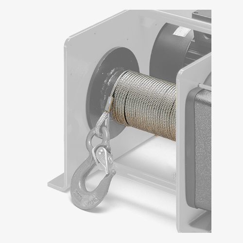 Optionen für Elektroseilwinde Serie RPE