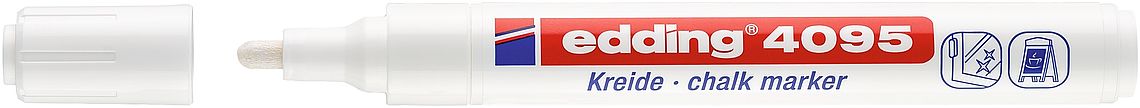 Kreidestift EDDING® 4095 - Weiss -  