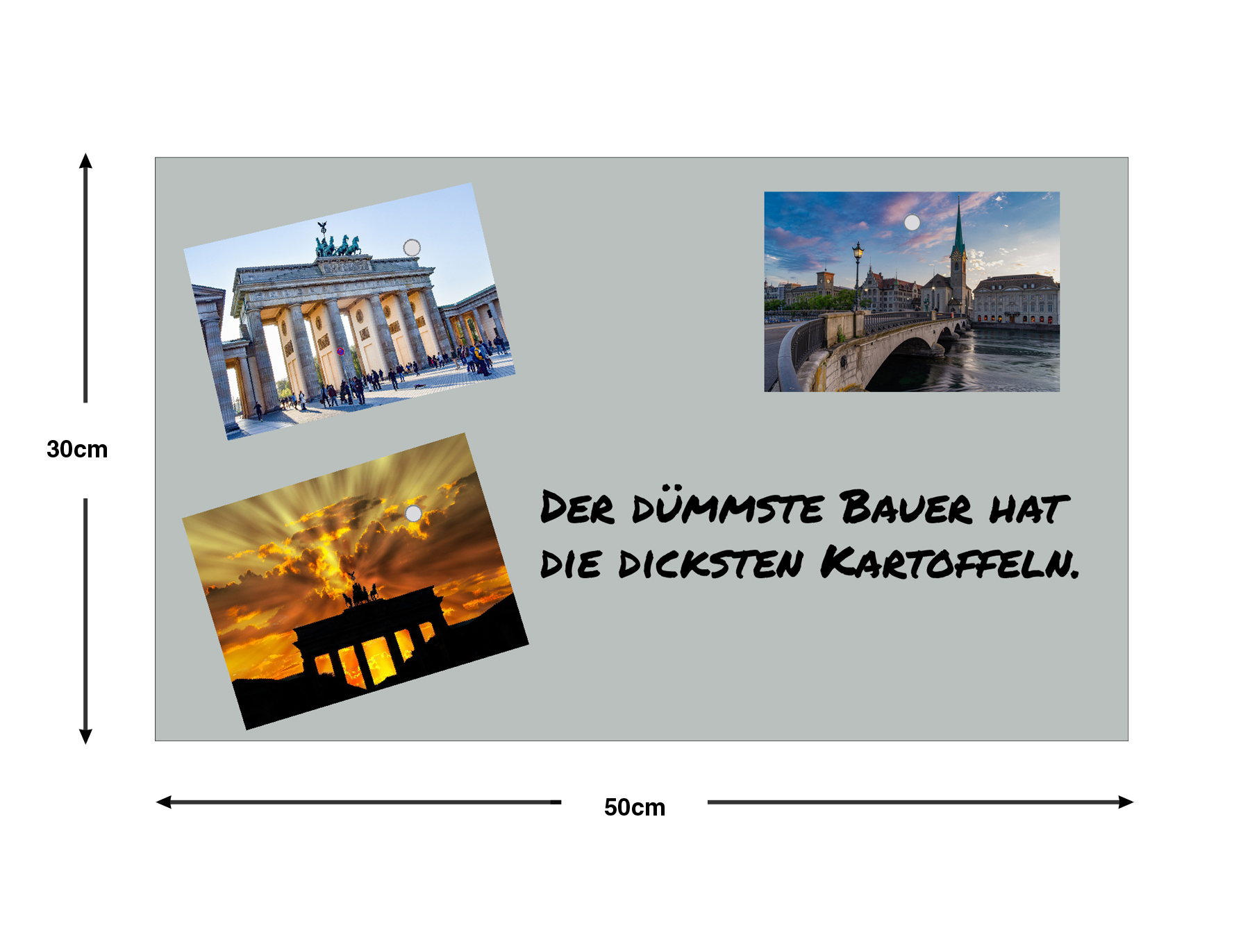 50x 30cm | Selbstklebende magnetische Whiteboardfolie |  Hellgrau 50x 30cm | Selbstklebende magnetische Whiteboardfolie |  Hellgrau