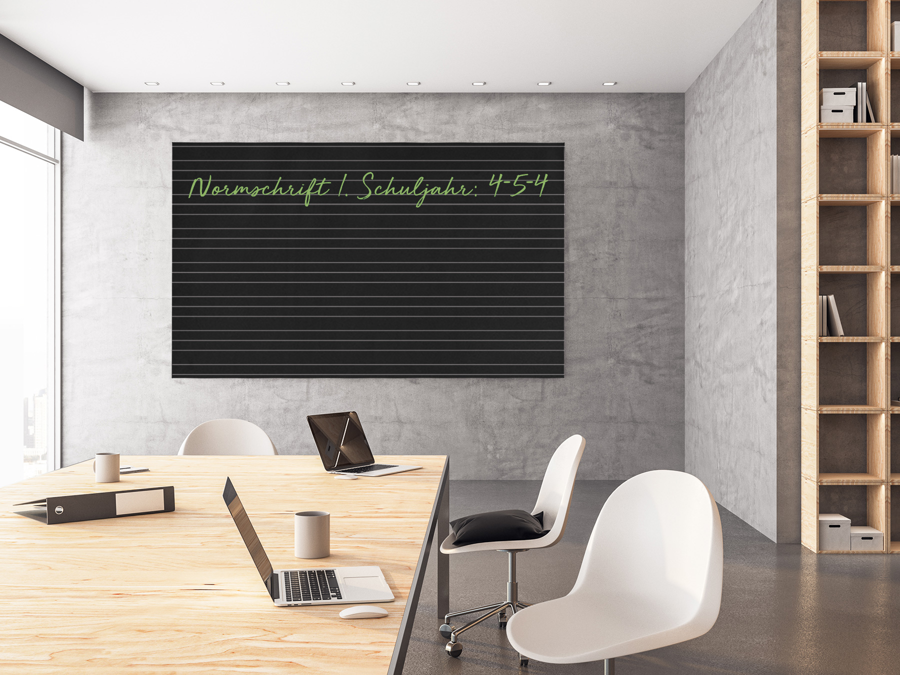100x100cm | magnetische Schultafelfolie | Liniert  | Normschrift 1. Schuljahr | selbstklebend  | schwarz   100x100cm | magnetische Schultafelfolie | Liniert  | Normschrift 1. Schuljahr | selbstklebend  | schwarz
