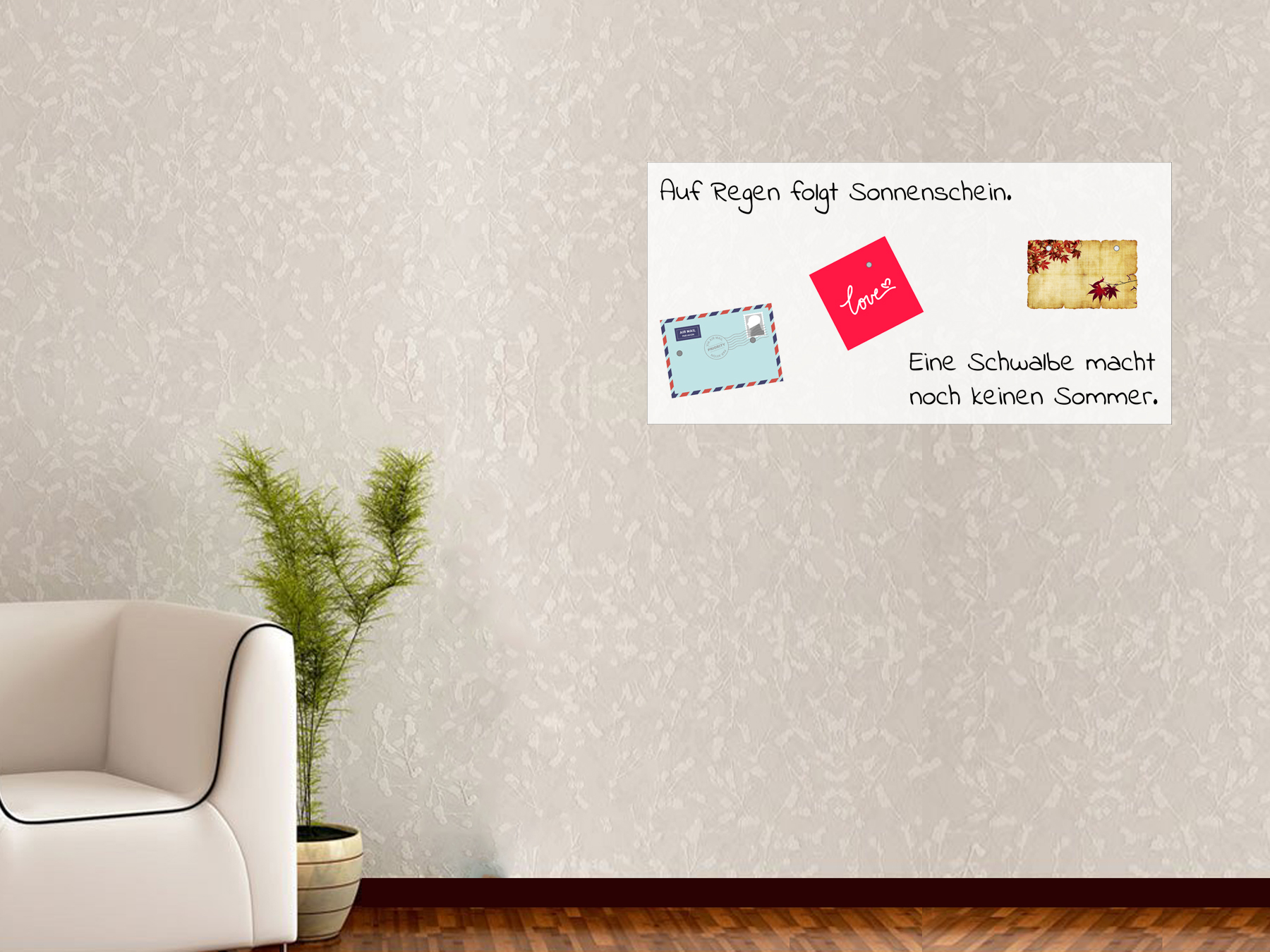 100x50cm | Whiteboardfolie magnetisch & selbstklebend | weiss 100x50cm | Whiteboardfolie magnetisch & selbstklebend | weiss