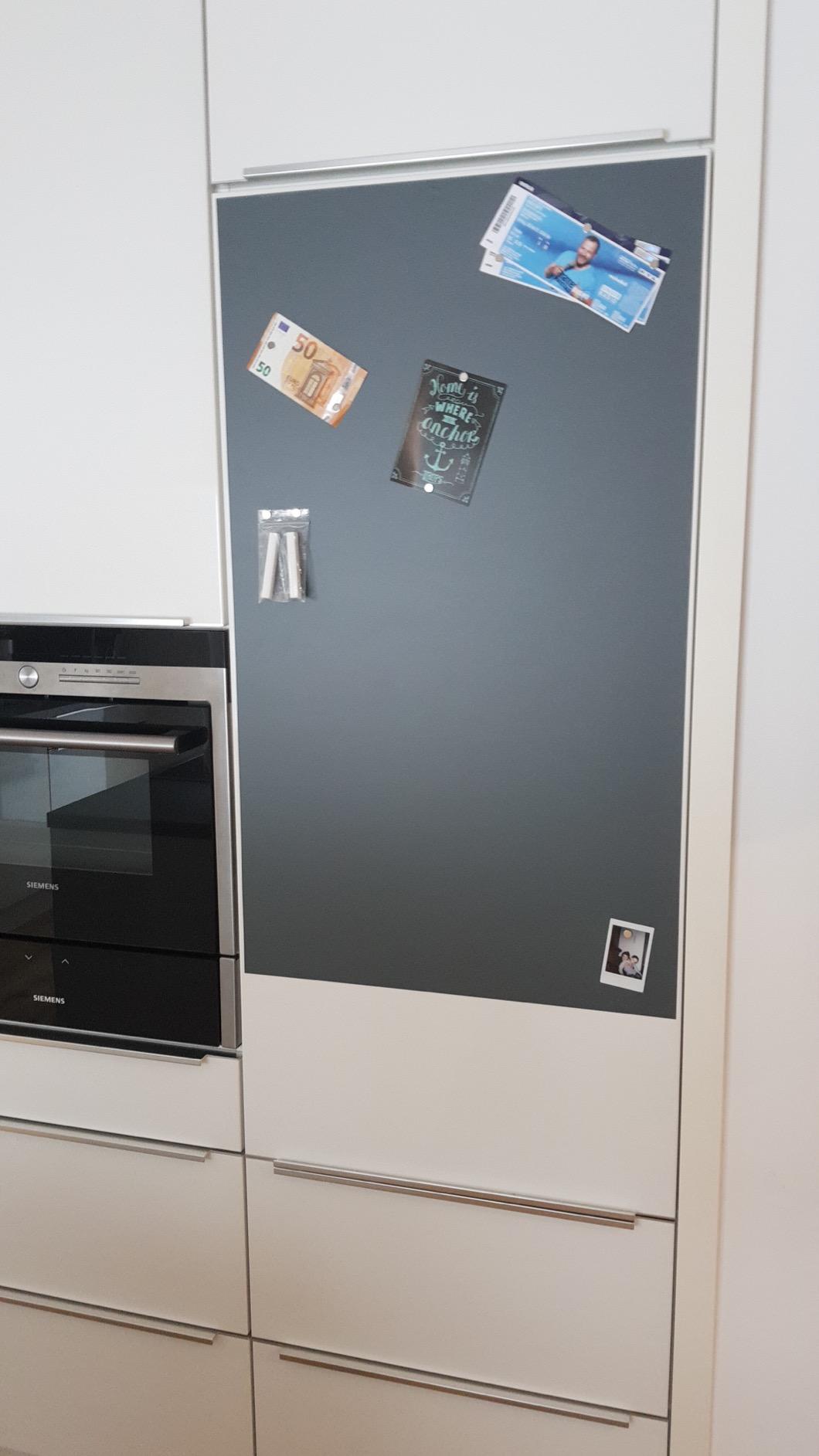 70x50cm | Selbstklebende magnetische Tafelfolie | grau